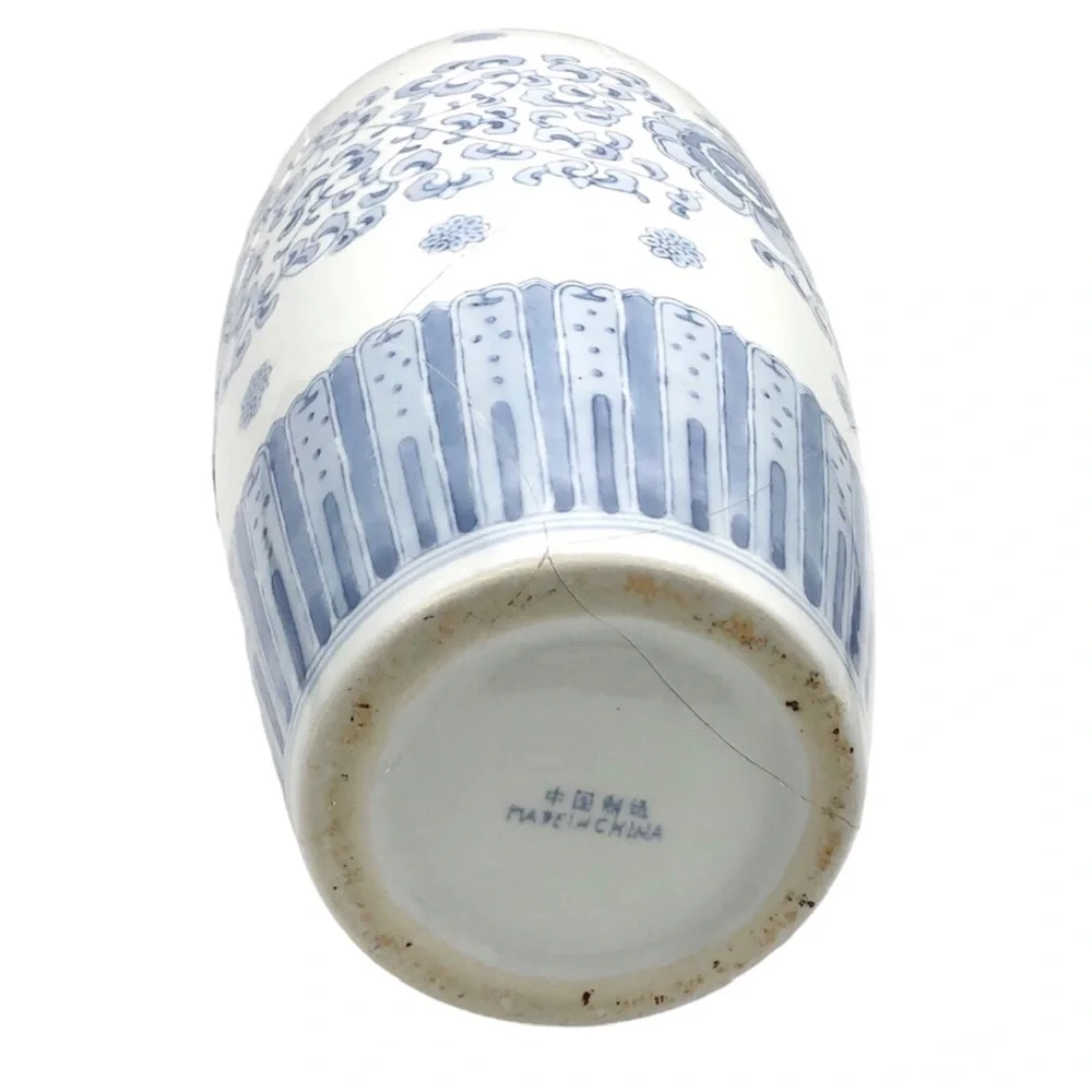 Kintsugi Vase 15” Chinese Porcelain Gold Crack Art Growth Anniversary Gift - Picture 9 of 12